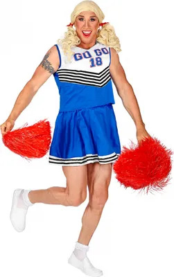 Produktbild von Cheerleader Männerkostüm für Fasching
