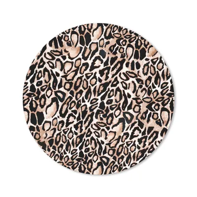 Produktbild von MuchoWow® Mauspad Mousepad Panther Druck - Flecken - Schwarz 30x30 cm - Mousepads - Maus Mat - Pad - Mausunterlage - Tischunterlage - Schreibtischmatten