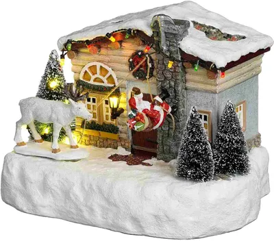Produktbild von Luville Weihnachtsdorf Kerstman - 22x16x17 cm - Polyresin - Mehrfach