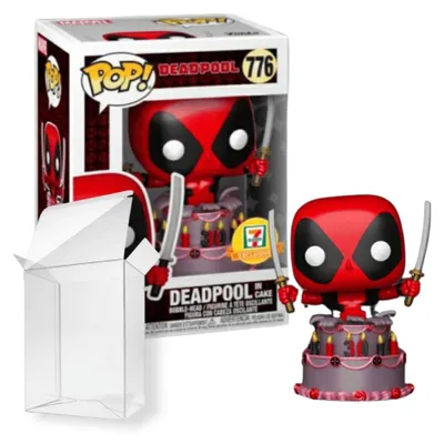 Immagine prodotto di Funko POP! Marvel: Deadpool [In Cake] [Metallic] (7-Eleven) n. 776