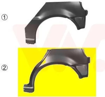 Produktbild von VAN WEZEL Seitenwand Reparaturblech für VW POLO (6N2) Polo Schrägheck (6N1)
