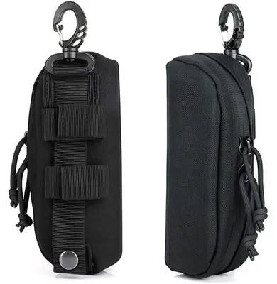 Obrázek produktu pro Pouzdro na brýle - Taktické MOLLE - Nárazuvzdorné - S klipem na opasek