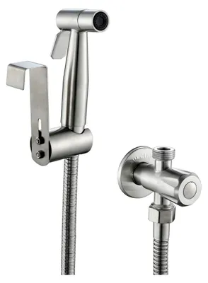 Produktbild von HandheldSprayer Toilette Badezimmer Reinigung Edelstahl Duschkopf Geeignet for Haustierbad, Closestool, Hockpfanne und Bodenreinigung