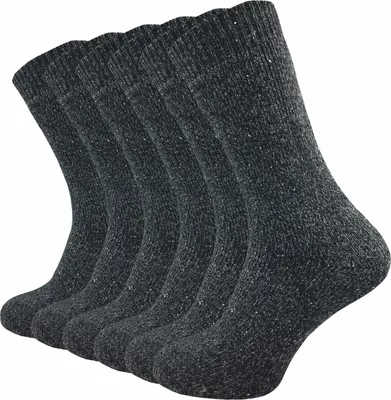 Produktbild von Gawilo  Warme Thermosocken & Norwegersocken Herren (6 Paar), Dunkelgrau / 39 - 42
