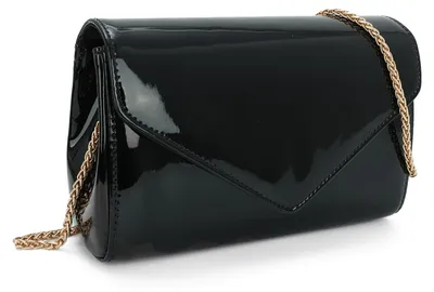 Produktbild von Solidchoice – Elegante Clutch-Tasche aus glattem Leder mit Schulterriemen