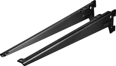 Produktbild von Dolle Winkelträger 1-Reihig 38 cm schwarz Metall