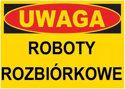 Produktbild von BTO-21 Schild 250x350 Abbrucharbeiten