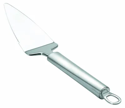 Kuchenteigspachtel aus Edelstahl, silber, 26 cm