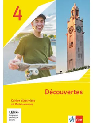 Obrázek produktu pro Découvertes 4. Cahier d'activités mit Mediensammlung 4. Lernjahr. Ausgabe 1. oder 2. Fremdsprache