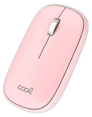 Immagine prodotto di Mouse wireless, design sottile ed elegante, silenziosa, 2-in-1 (Bluetooth + adattatore USB), rosa