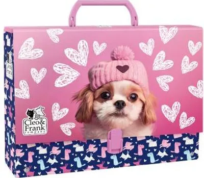 Produktbild von A4 9cm Cleo und Frank der Hund Aktentasche 42