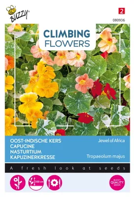 Produktbild von Buzzy Climbing Flowers Tropaeolum Jewel of Africa Samen - Ca. 3 gr | Buzzy_080936