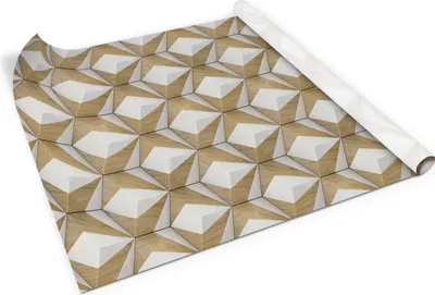 Produktbild von 3d holzwürfel– Möbelfolie selbstklebend – PVC Klebefolie für Möbel – Küche – Schränke – Möbelrenovierungsfolie – Möbeldekorfolie – 100x50 cm