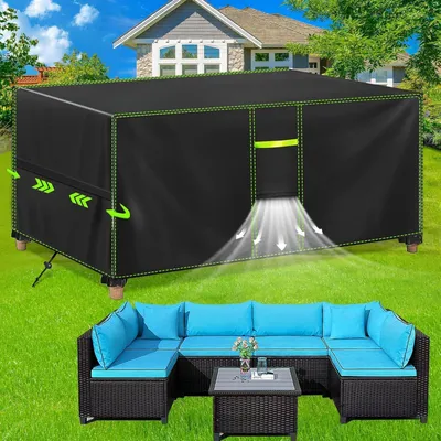 Immagine prodotto di FORTRY copertura per mobili da giardino 242x162x100cm 420D Oxford impermeabile