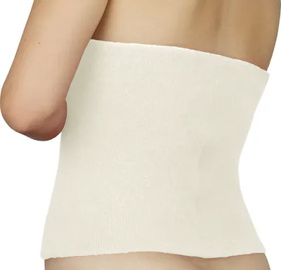 Produktbild von wobera Angora Nierenwärmer oder Leibwärmer für Damen und Herren, kräftige Ausführung, (Gr. M, Farbe: weiß)