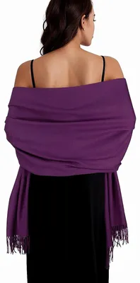 Obrázok produktu pre Teplá pletená šatka Pashmina pre dámy, veľká a jemná