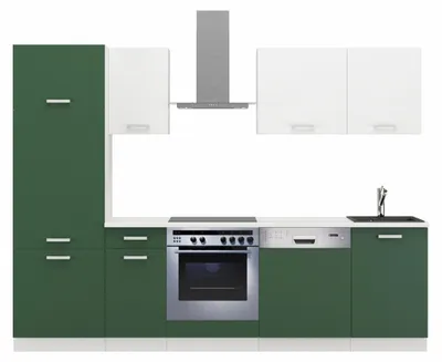 Produktbild von Küche Toni 270 cm Küchenzeile Küchenblock Singleküche Einbauküche