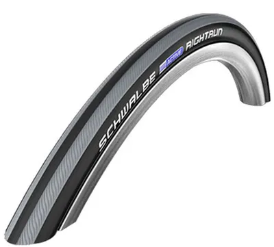 Produktbild von Schwalbe 25-451 Rightrun K-Guard Rollstuhl, Draht, 20x1.00", schwarz/graue Streifen