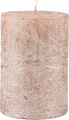 Obrázok produktu pre Rasteli Luz, svietnik "Your Senses", model "Stumpenkerze", farba: zlatá, odtieň: zlatý šampanský, výška: 7 cm, priemer: 10 cm, balenie: 2 kusy