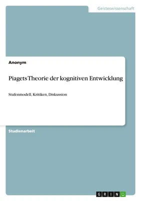 Produktbild von Piagets Theorie der kognitiven Entwicklung