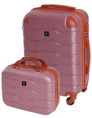 Obrázek produktu pro Kabinový kufr BERTOO Firenze pro Ryanair- růžový set 2v1 S
