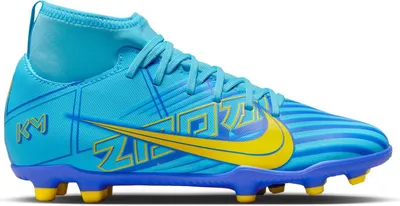 Produktbild von NIKE JR SUPERFLY 9 CLUB KM FG/MG Baltic Blue/Weiß 38