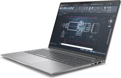Produktbild von HP ZBook 8 G1i, Intel Core Ultra 7, 40,6 cm (16"), 3840 x 2400 Pixel, 64 GB, 2 TB, Windows 11 Pro