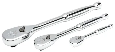Obrázok produktu pre SATA 1/4", 3/8" a 1/2" reverzibilná račňová súprava, 120XP, 3-dielna ST13975 (3 120XP)