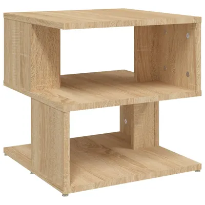 Obrázek produktu pro Odkládací stolek dub sonoma 40 x 40 x 40 cm dřevotříska