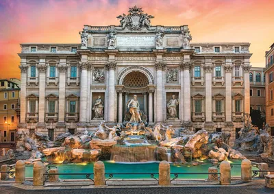 Immagine prodotto di 500 Pezzi di Roma: Puzzle Fontana di Trevi per la Tua Casa