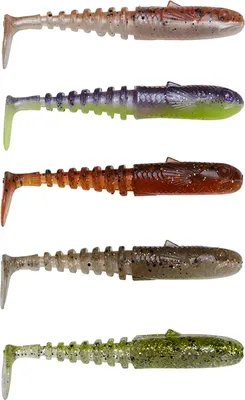 Produktbild von Savage Gear Gobster Shad Clear Water Mix Smelt-Purple Glitter Bomb-Motoroil UV-Holo Baitfish-Ice Minnow 11,5 cm 16 g Gummiköder
