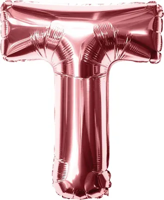 Produktbild von Oblique Unique Folien Luftballon Buchstabe T Geburtstag JGA Hochzeit Party Deko Ballon - roségold