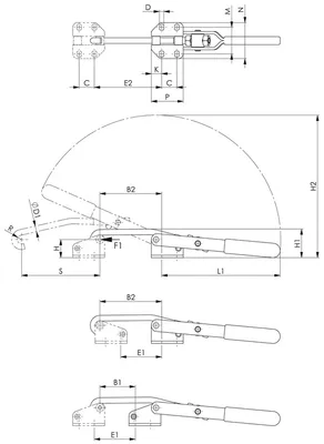 Immagine prodotto di Morsetto di bloccaggio Amf n. 6847 misura 1