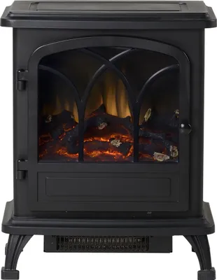Produktbild von abc HOME | Elektrischer Kamin | schwarz | Heizfunktion | realistische Flamme