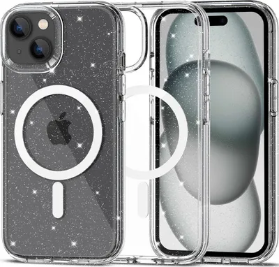 Obrázok produktu pre Tech-Protect Flexair Hybrid Magsafe Iphone 15 Glitter Clear
