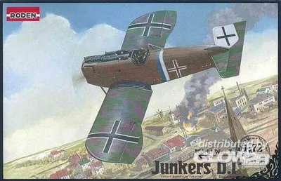 Obrázek produktu pro Roden 1:72 36 Junkers D. I konec první světové války