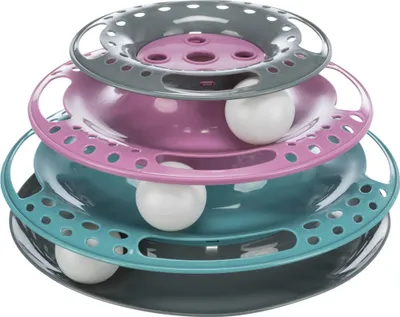 Image de Tour de jeu pour chat, plastique, ? 25 cm/13 cm