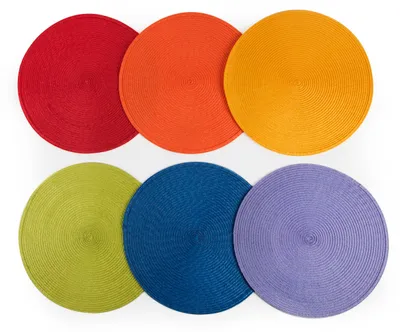 Produktbild von Excelsa set mit 6 tischsets Round in kunststoff D36 bunt