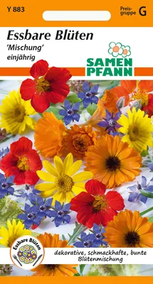 Artikelbild 1 von 'Essbare Blüten' aus der Kategorie Blumensamenmischung
