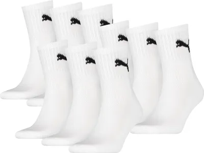 Produktbild von 9 Paar Uni Puma Short Crew Sportsocken in Weiß Größe 39-42