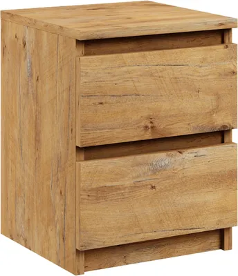 Produktbild von Nachttisch Kommode mit 2 Schubladen Sideboard Artisan