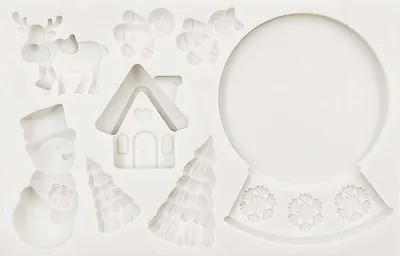 Produktbild von PENTART SILIKONFORM Mold Abformen Gießen Mould, Schneekugel-Dekoration