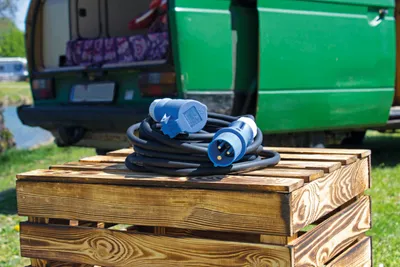 Produktbild von as-Schwabe Camping Verlängerungskabel 10,0 m schwarz