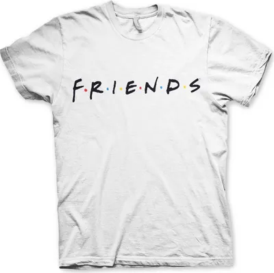 Produktbild von Friends Logo T-Shirt - Large - White