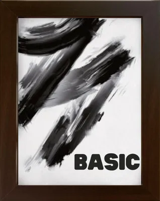 Produktbild von MDF BASIC Bilderrahmen für Fotos 13x18 cm braun 1 Stück.