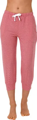 Produktbild von Damen Pyjama Capri Hose 3/4-lang - Mix & Match - ideal zum kombinieren 223 90 903 ; rot , 48