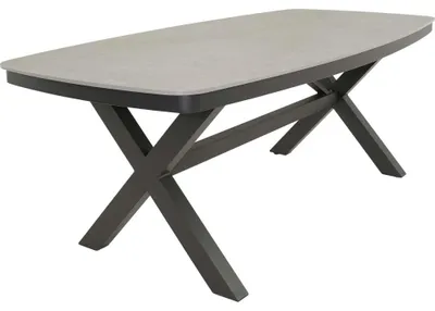 Produktbild von Lesli Living - Gartentisch Davos - Grau - 200x100cm