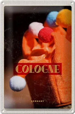 Produktbild von Blechschild Reise 20x30cm Köln Deutschland Karneval Tradition