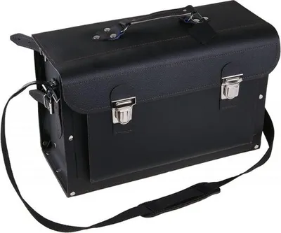 Image de Sac à outils d'électricien noir 27x43x18cm