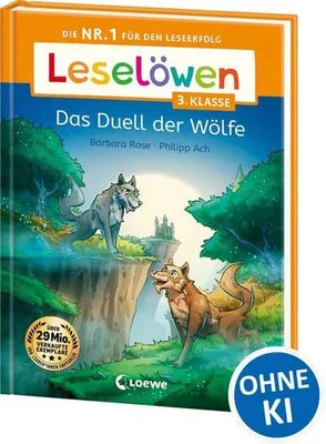 Immagine prodotto di Leselöwen 3. Klasse - Das Duell der Wölfe